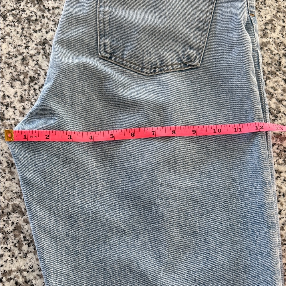 Agolde Reworked 90's Jeans Paperbag High Waisted Belted Revival Sz 27 - Picture 12 of 15